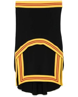 Off-White c/o Virgil Abloh Vestido corto con logo - Negro