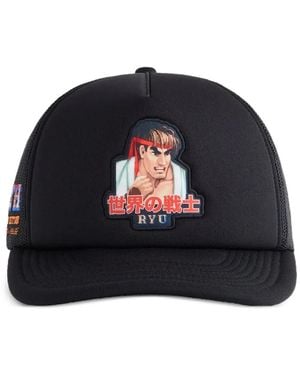 Kith X Capcom Ryu Trucker Cap Hat - Blue