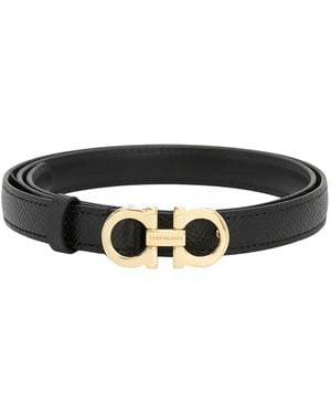 Ferragamo Leather Belt - Black