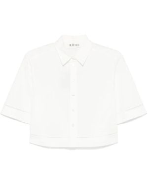 Rohe エンブロイダリーシャツ - ホワイト