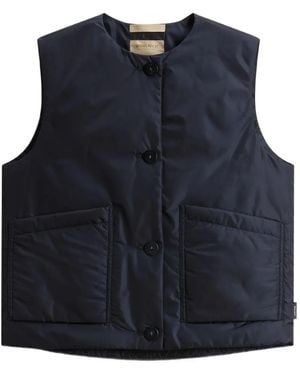 Woolrich Button-Fastening Gilet - Blue