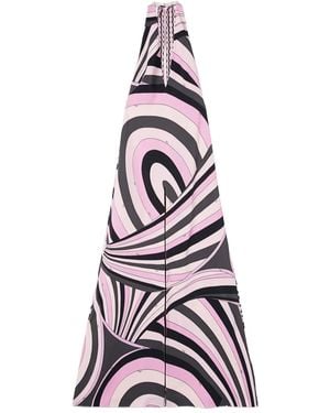 PUCCI Robe Longue À Col V - White