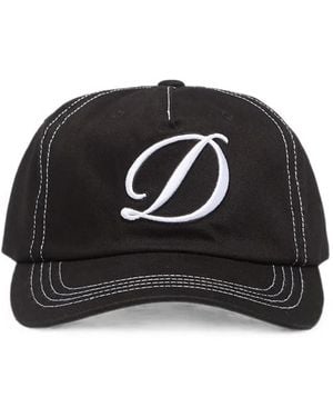 Dime Cursive Denim Cap - Black