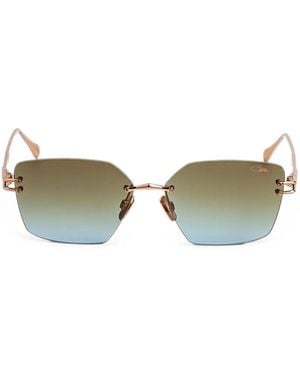 Cazal 9511 Rimless Sunglasses - Green