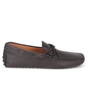 Tod's Gommino Leather Loafers - White