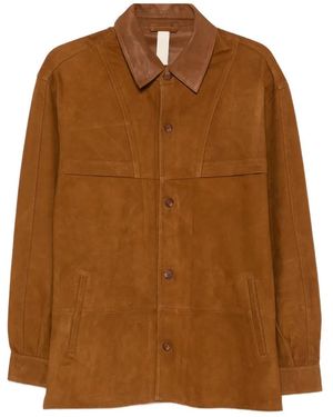 sunflower Panelled Shirt - Brown