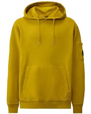 C.P. Company Pocket Hooded Sweatshirt - Yellow