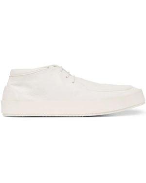 Marsèll Leather Lace-Up Derby Shoes - White