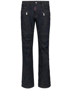 DSquared² Zip-Up Jeans - Blue