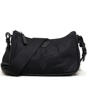 バッグ emporio armani shoulder bag body bag EMPORIO ARMANI Brushed-finish baguette shoulder bag | REVERSIBLE