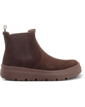 UGG Burleigh Suede Chelsea Boots - Brown