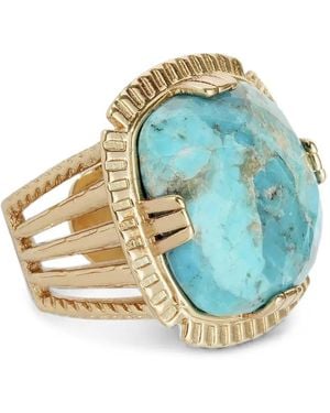 Gas Bijoux Arty Chevaliere Ring - Blue