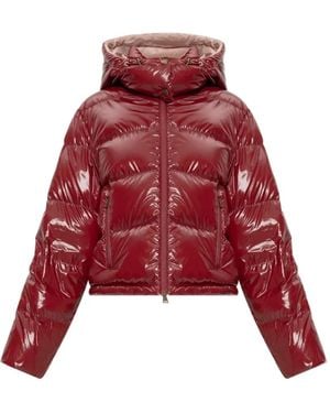 Moncler Niveole Quilted Puffer Jacket - Red