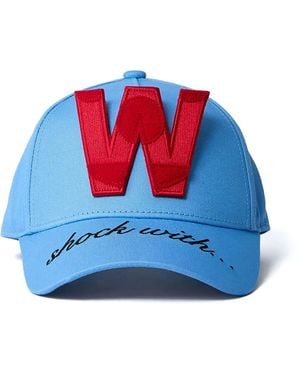Walter Van Beirendonck Logo-Patch Cap - Blue