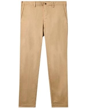 Brooks Brothers Cotton Trousers - Natural