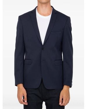 Tonello Wool Blazer - Blue