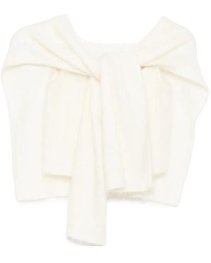 Monse Cami Scarf Top - White