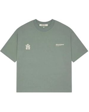 About Blank Boxy-Fit T-Shirt - Green