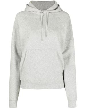 Saint Laurent Premium Hoodie With Drawstring - Grey