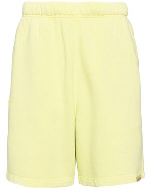 Aape By A Bathing Ape Short De Sport À Logo Brodé - Jaune
