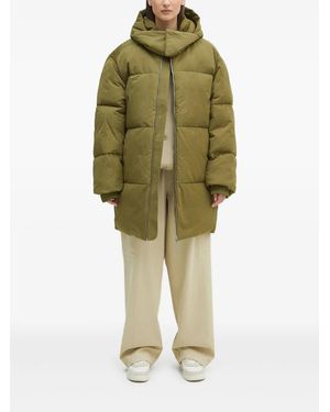 PANGAIA Hooded Puffer Jacket - Green