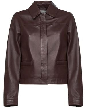Loulou de Saison Ascot Flap-Pocket Jacket - Brown