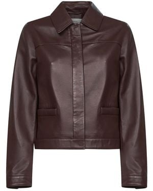 Loulou de Saison Ascot Flap-Pocket Jacket - Brown