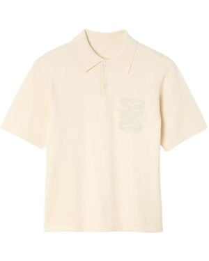 Sandro Polo À Détails Brodés - Blanc