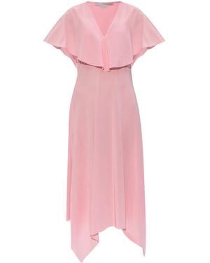 Stella McCartney Draped Midi Dress - Pink