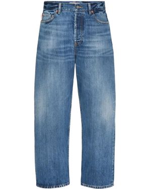 Valentino Garavani Jeans Taglio Comodo Con Applicazione - Blu