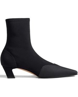 KHAITE Nevada Ankle Boots - Black