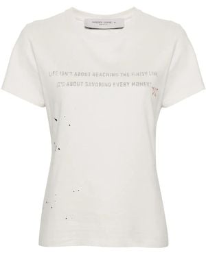 Golden Goose Camiseta Doris - Blanco
