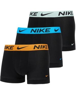 Nike Logo-Waistband Boxers (Set Of Three) - Black