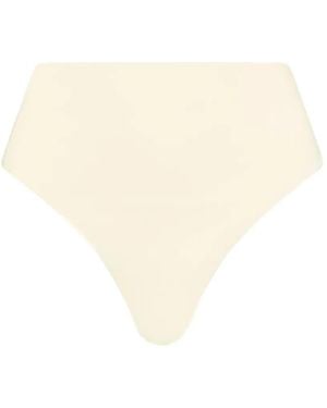 Bondi Born Poppy High-Waist Bikini Bottoms - Natural