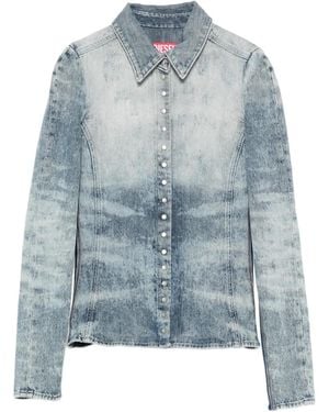 DIESEL De-Masly-Fsh Buttoned Shirt - Blue