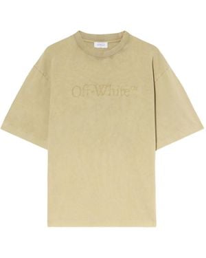 Off-White c/o Virgil Abloh Laundry Skate T-Shirt Met Logo - Wit