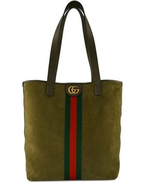 Gucci Medium Ophidia Tote Bag - Green