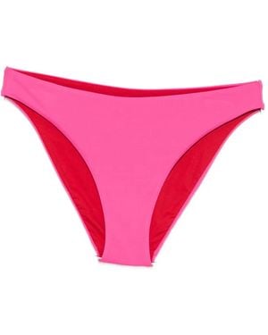 Fisico Logo-Patch Bikini Bottoms - Pink