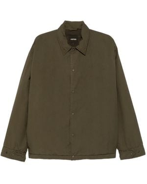 Aspesi Pollard Buttoned Overshirt - Green