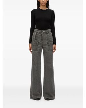 3.1 Phillip Lim Jeans Met Wijde Pijpen - Grijs