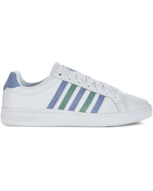 K-swiss Side-Stripe Sneakers - White