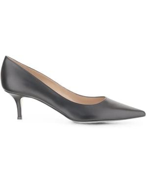 Gianvito Rossi Pointed-Toe Court Shoes - Metallic