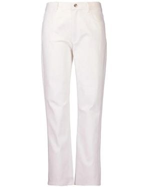 DMN Paris Joy Patch Jeans - White