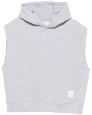 Woc Sleeveless Hoodie - White