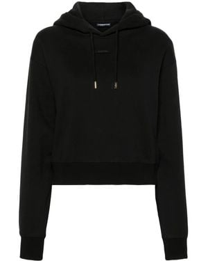 Jacquemus Les Classiquesコレクション Le Hoodie Gros Grain フーディ - ブラック