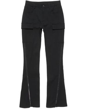 Acne Studios Stretch Zip Cargo Trousers - Black