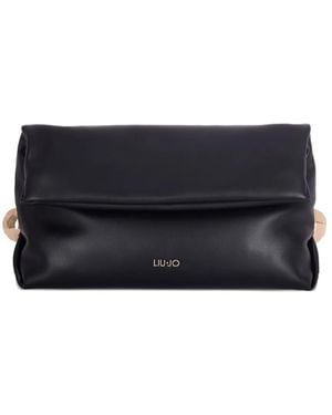 Liu Jo Ring Detail Clutch Bag - Black