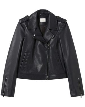 Claudie Pierlot Leren Jack - Zwart