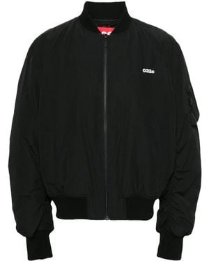 032c Logo-Print Bomber Jacket - Black