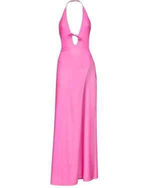 Balenciaga Backless Dress - Pink